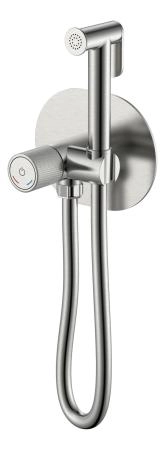 Смеситель гигиенический Boheme TECH Nikel Brush 157-NB