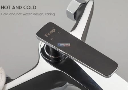 Смеситель для ванны Frap F3257 черный хром