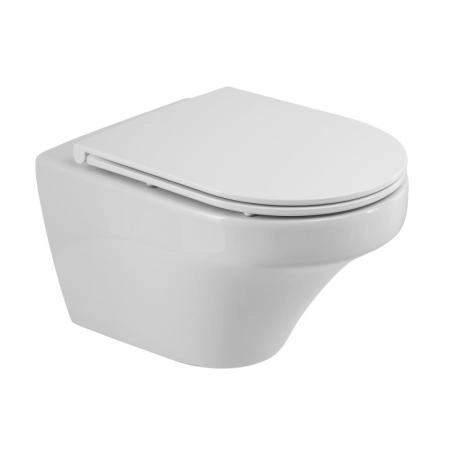 Сиденье дюропласт, soft close, металлическое крепление CZR-2316-SC