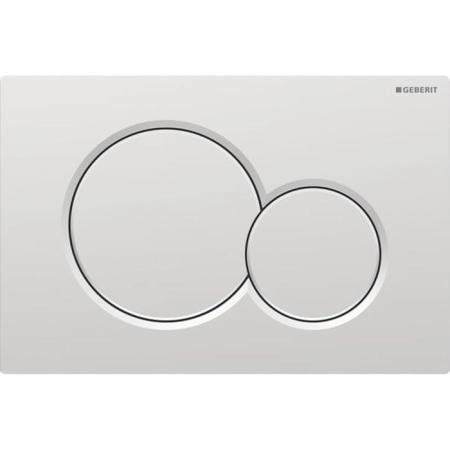 Geberit Sigma01 Клавиша для двойного смыва, круглая: Матовый хром