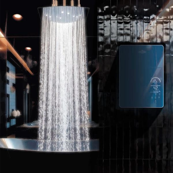 Электрический проточный водонагреватель PRIMOCLIMA IMPERIUM 8.8 кВт/380В, берлинская лазурь