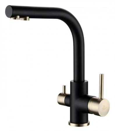 Смеситель для кухни Paulmark ESSEN, антрацит-бронза, 213011-401BR