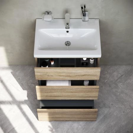 Тумба под раковину напольная AM.PM Gem S M91FSX0602OF светлый дуб