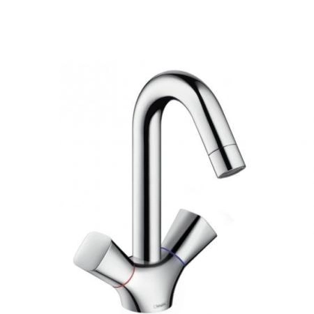 Hansgrohe Logis 71221000 смеситель для раковины 2-х ручковый без донного клапана