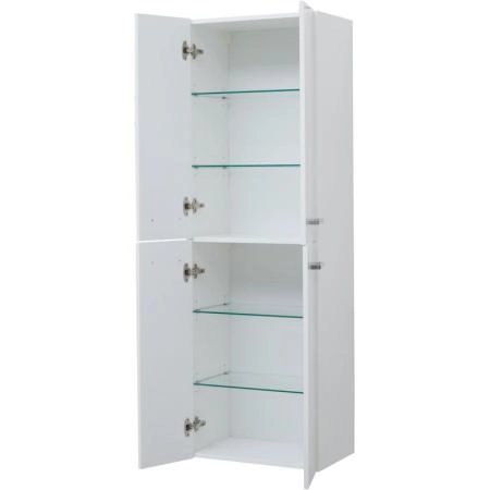 Пенал Dreja 50 см, 4 дверки, белый глянец