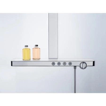 Hansgrohe 27106400 Rainmaker Select Душевая система для душа с термостатом 460х300/?120 мм, 3 режима, белый / хром