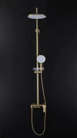 Душевая система Gappo G2499-33 сатин золотой с изливом