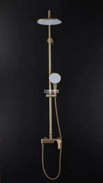 Душевая система Gappo G2499-33 сатин золотой с изливом