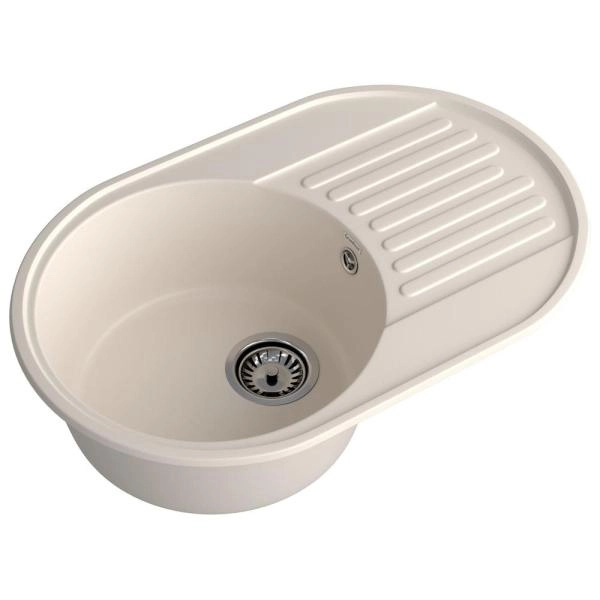 Кухонная мойка GranFest QUARZ 18, белый