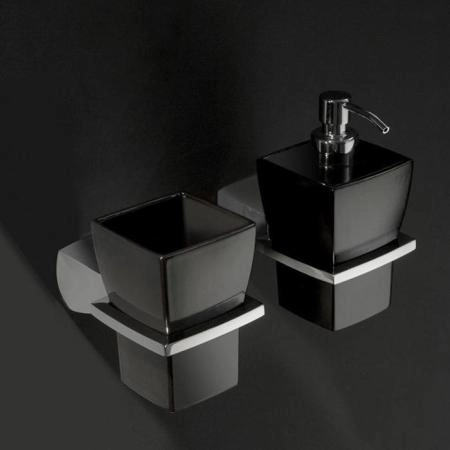 Bertocci Grace Стакан керамический, цвет: черный