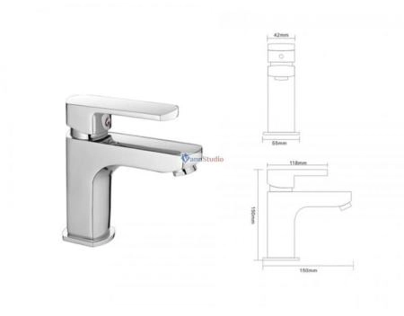 Смеситель для раковины Frap F1064 хром