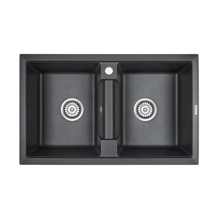 Кухонная мойка Paulmark ZWILLING PM238150-BL черный 810х500 кварцевая