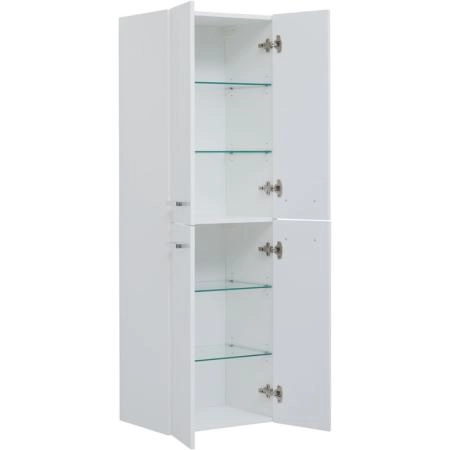 Пенал Dreja 50 см, 4 дверки, белый глянец