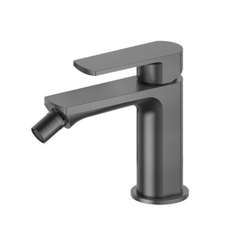 Newform Haka Смеситель для биде, 1 отв., без донного клапана, цвет: PVD brushed gun metal