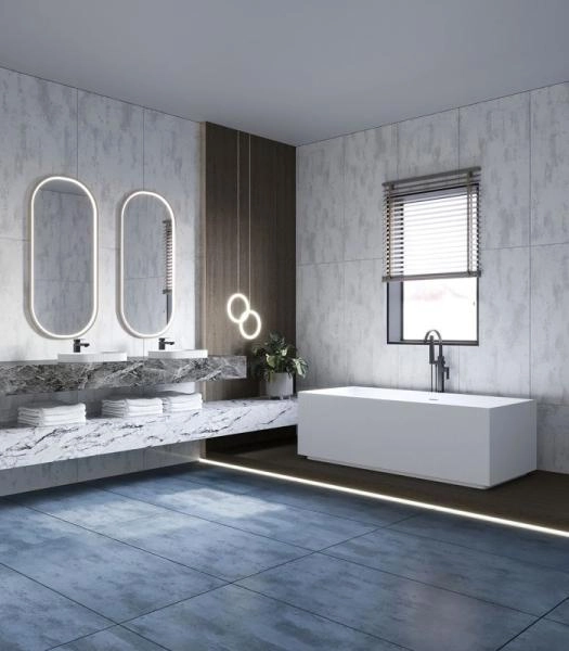 Ванна NT BAGNO NT222 LIETO 1700x750 искусственный камень белый матовый