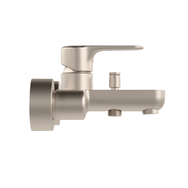 Смеситель VitrA Root Round  A4272534EXP настенный однорычажный брашированный никель латунь