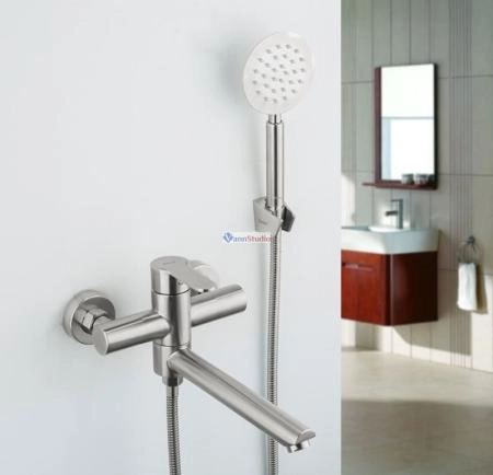 Смеситель для ванны Frap F32801 сатин