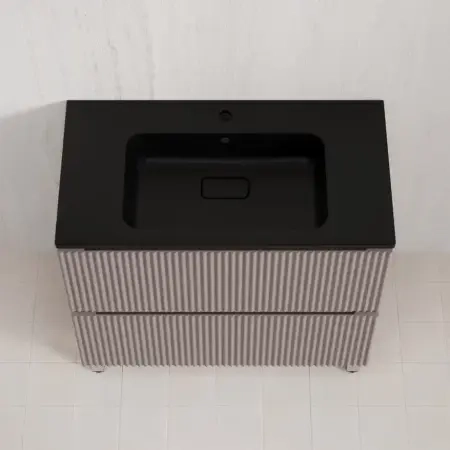 Тумба с раковиной Style Line Марокко 90 ЛС-00002506 напольная тауп темный