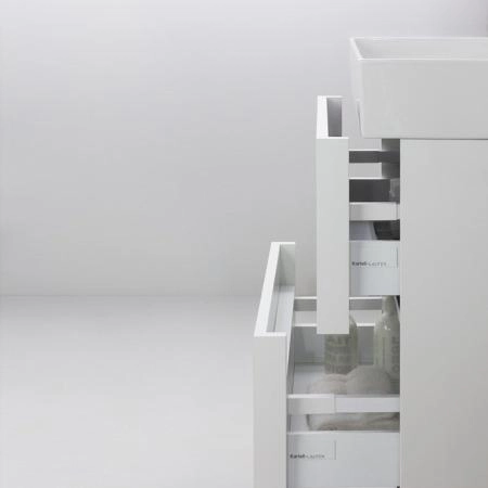 Laufen Kartell Тумба с раковиной 50x46см, с 1 отв., 2 ящика, цвет: белый матовый