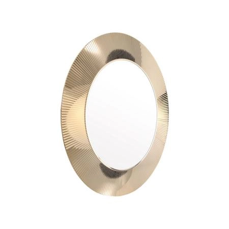 Laufen Kartell Зеркало круглое d=78см, настенное, без подсветки, цвет: золотой
