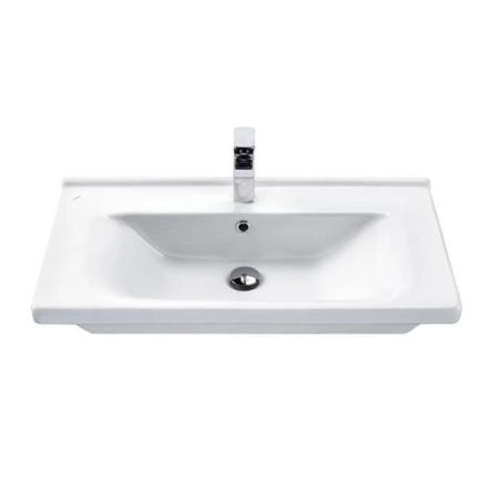 Тумба с раковиной Comforty Парма-80 дуб дымчатый