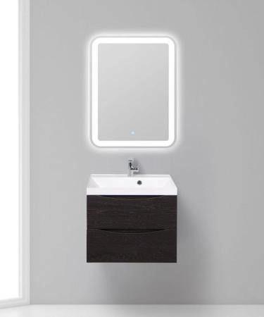 Тумба под раковину Belbagno MARINO Rovere Bianco подвесная 600x450x500 MARINO-600-2C-SO-WO-P