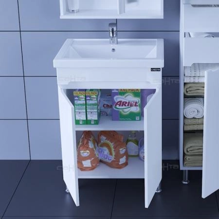 Тумба под раковину СаНта Лондон 60 224015, напольная (2 ящ.)