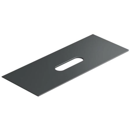 Catalano Столешница керамическая 125x50см, с отверстием , цвет: черный матовый