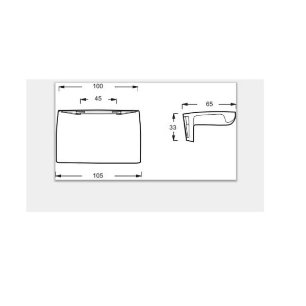 Ручки для ванны Jacob Delafon REPOS/ADAGIO E75110-CP хром (2 шт)