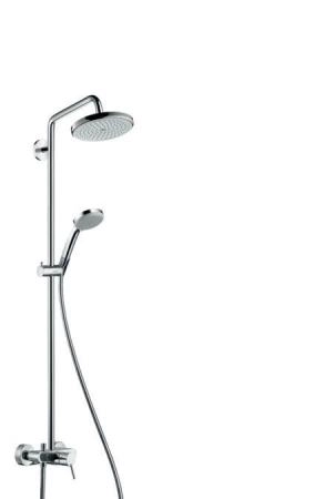 Душевая система Hansgrohe Croma 220 Air 1jet Showerpipe 27222000 хром