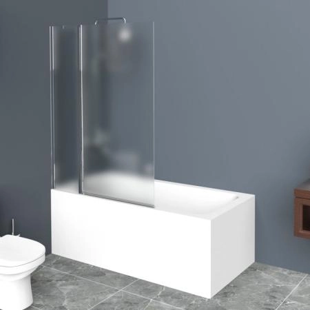Шторка на ванну BelBagno UNO 90 прозрачное стекло 5 мм профиль хром UNO-V-11-90/150-C-Cr