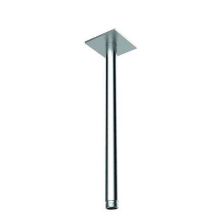 Almar 316 Stainless Steel Кронштейн для верхнего душа, потолочный, 30 см с квадратным отражателем, цвет: нержавеющая сталь брашированная AISI 316