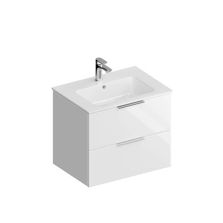 Тумба Kerama Marazzi PIANO FORTE ПИАНО ФОРТЕ PI.F.65\WHT подвесная 65 см, 2 ящика, белый глянцевый