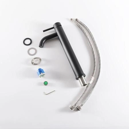 Смеситель Gid Inga SS096-BM-D для раковины Черный матовый