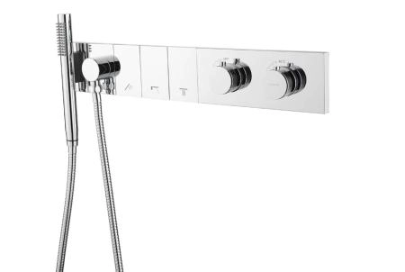 Смеситель ZODIAC Boheme THERMO с ручным душем CHROME 133-SYS-CR