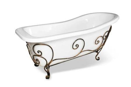 Ванна Эстет Царская 170х73 белая