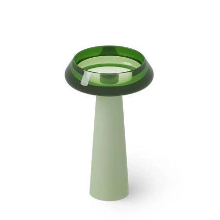 Dea Design Pedestal Basin Раковина 54.5x54.5х90см., напольная, без отв., Glasstech, прозрачная смола, цвет: Emerald R3