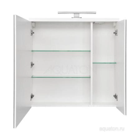 Зеркальный шкаф Aquaton Брук 80 белый 1A200602BC010