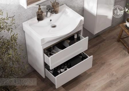Тумба под раковину AQUATON Нортон 65 белая 1A248801NT010