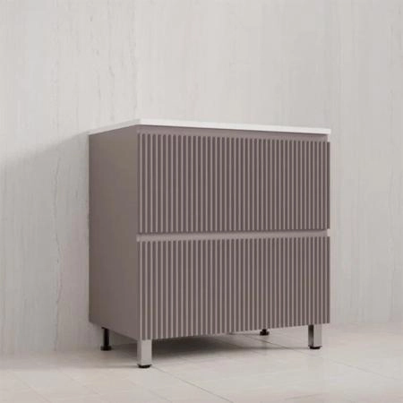 Тумба с раковиной Style Line Марокко 80 ЛС-00002502 напольная тауп темный