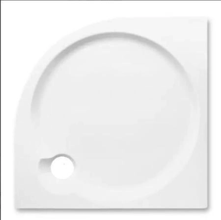 Душевой уголок с поддоном Roltechnik CR2/800 80х80 см профиль белый стекло шиншилла