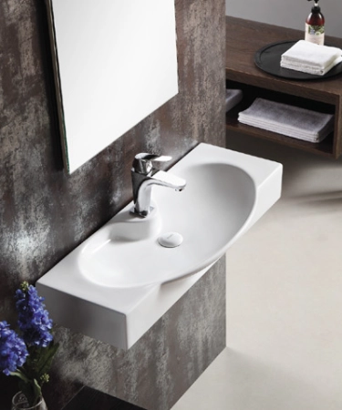 Раковина Cerama Lux STR-4282B 80 см подвесная