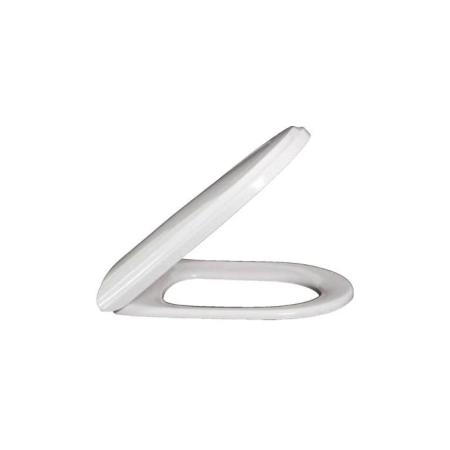 Villeroy&Boch Hommage Сиденье с крышкой для унитаза, SoftClose, цвет: белый/нержавеющая сталь
