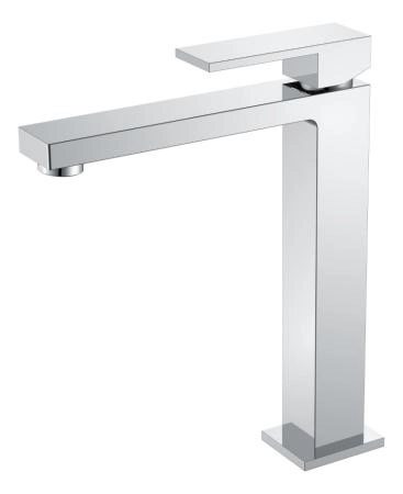 Смеситель для умывальника Boheme высокий Qubic Chrome 472-CR