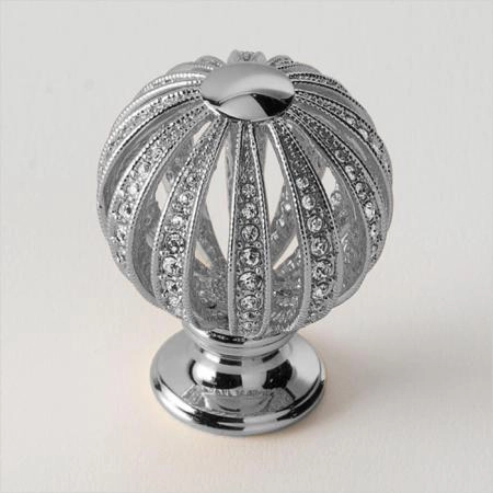 EBAN Mongolfiera, ручка для мебели с кристаллами  Swarovski.  цвет: хром
