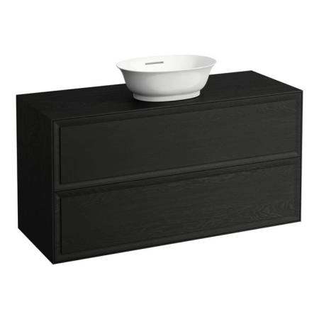 Laufen New Classic Тумба с раковиной, 117.5x45.5x60см, 2 ящика, напольный, цвет: черный дуб