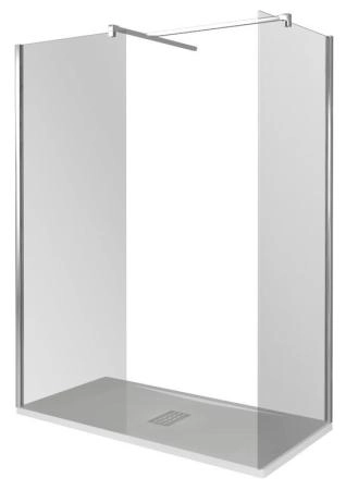 Душевой уголок GOOD DOOR WALK IN SP+P-100-C-CH 100x90 прозрачное