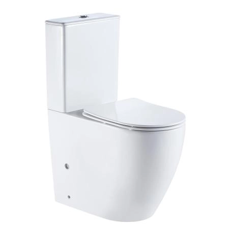 Унитаз напольный AZARIO MIRADA 655х385х920  и сиденье микролифт (AZ-1289A)