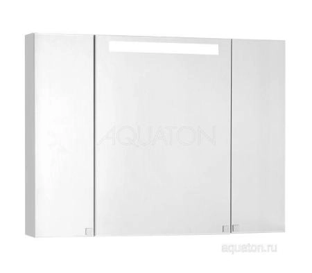 Акватон Зеркальный шкаф Мадрид 100 см цвет белый