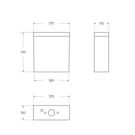 Чаша унитаза BELBAGNO MARINO BB105CPR безободковый